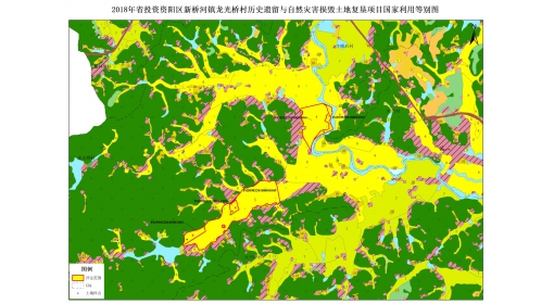 省投資資陽(yáng)區(qū)新橋河鎮(zhèn)龍光橋村歷史遺留與自然災(zāi)害損毀土地復(fù)墾項(xiàng)目國(guó)際利用等別圖